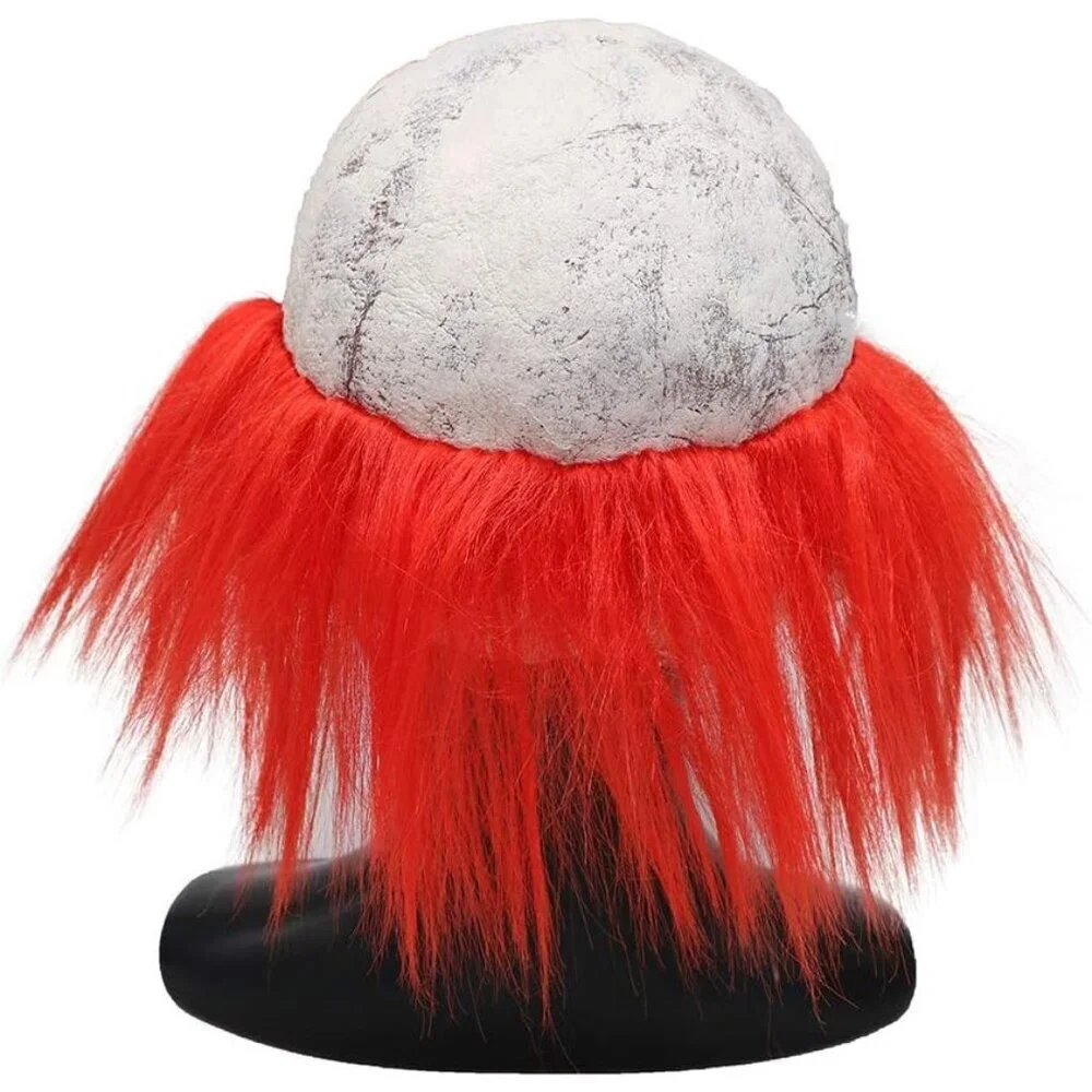 🆕White Scary Evil Clown Mask Horror Face Zombie Costume